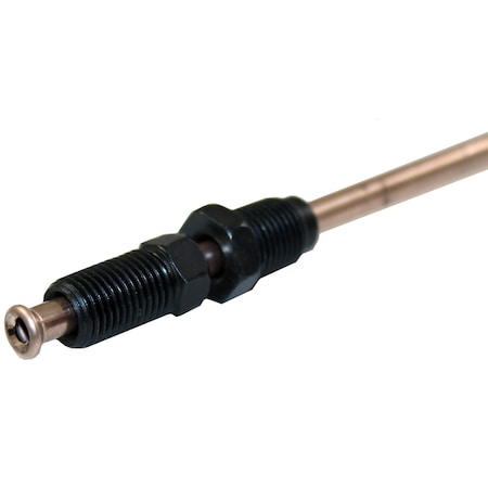 Ags NiCopp Brake Line Adapter, 3/16 x 8 (3/8-24 Invtd)(M10x1.0 Bubble) CNA-O380